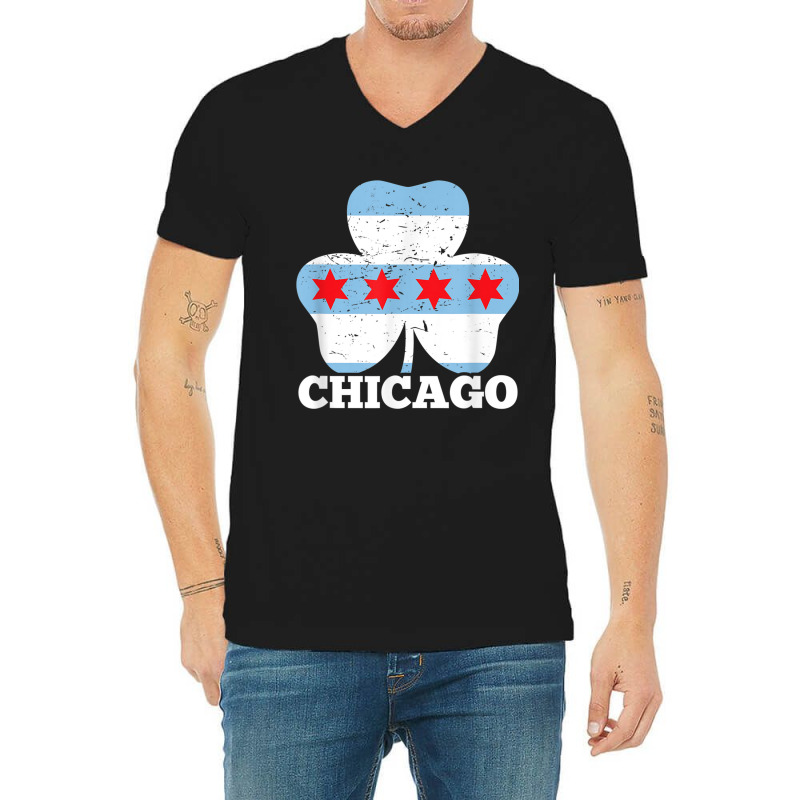 Chicago St Patrick's Day St Paddy's Day Parade V-neck Tee | Artistshot