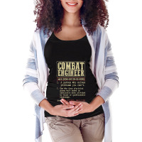 Combat Engineer Dictionary Term Maternity Scoop Neck T-shirt | Artistshot