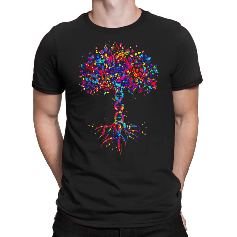 Dna Tree Life Watercolor Genetic Biologist Science Earth Day T-Shirt by Hoang95 | Artistshot