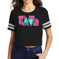 Disability Doesn T Look Like This !! Colostomy Awereness T Shirt Scorecard Crop Tee | Artistshot