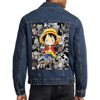 Little Monkeydluffy Men Denim Jacket | Artistshot