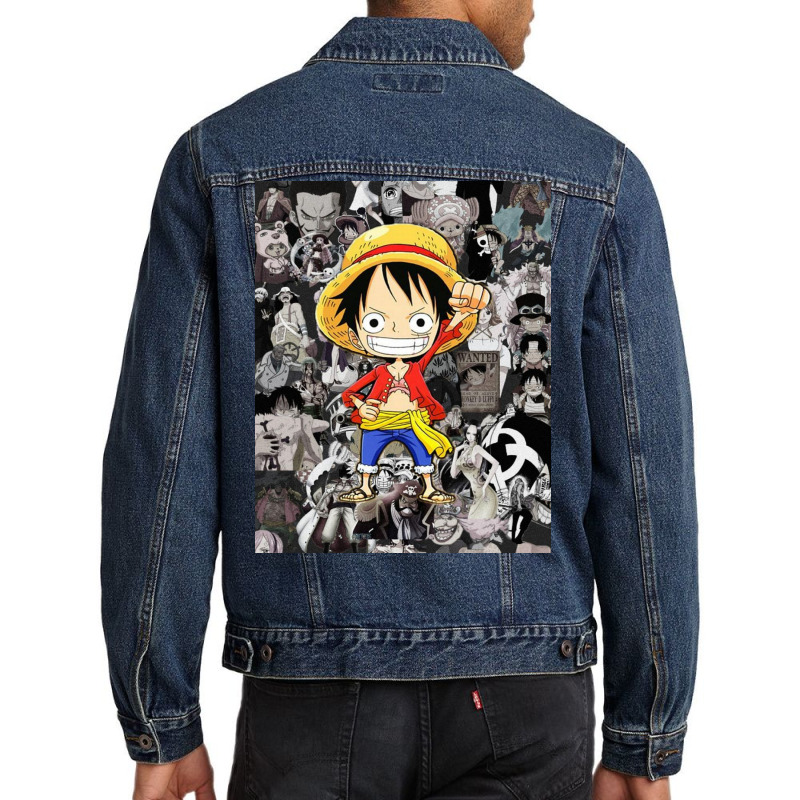 Little Monkeydluffy Men Denim Jacket by TobyShop | Artistshot