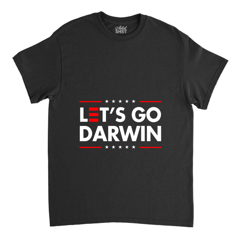 Let's Go Darwin Classic T-shirt by trasheatercomicsart | Artistshot