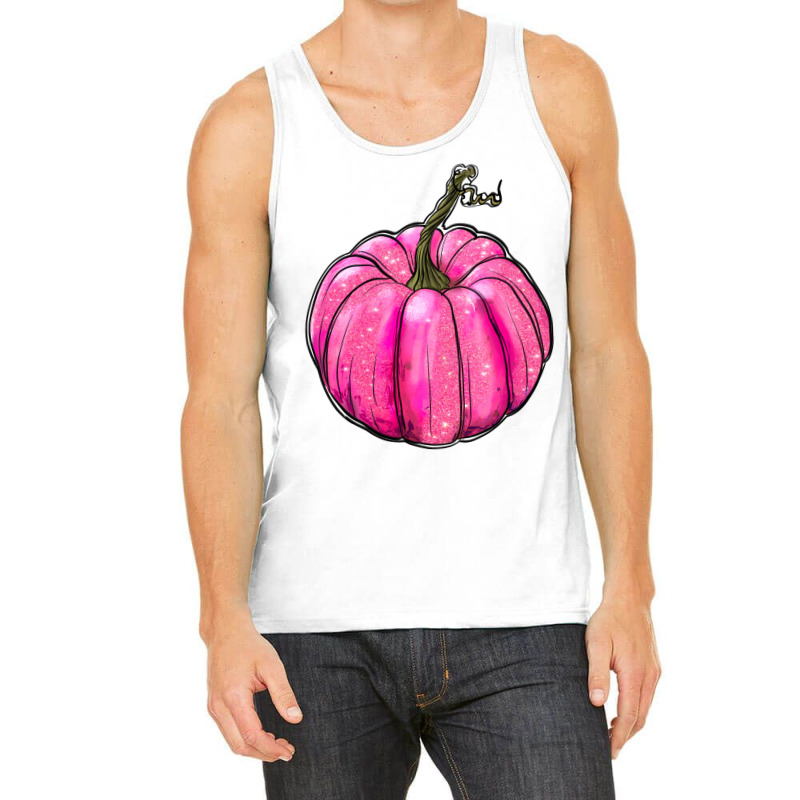 Breast Cancer Awereness Pumpkin Tank Top | Artistshot