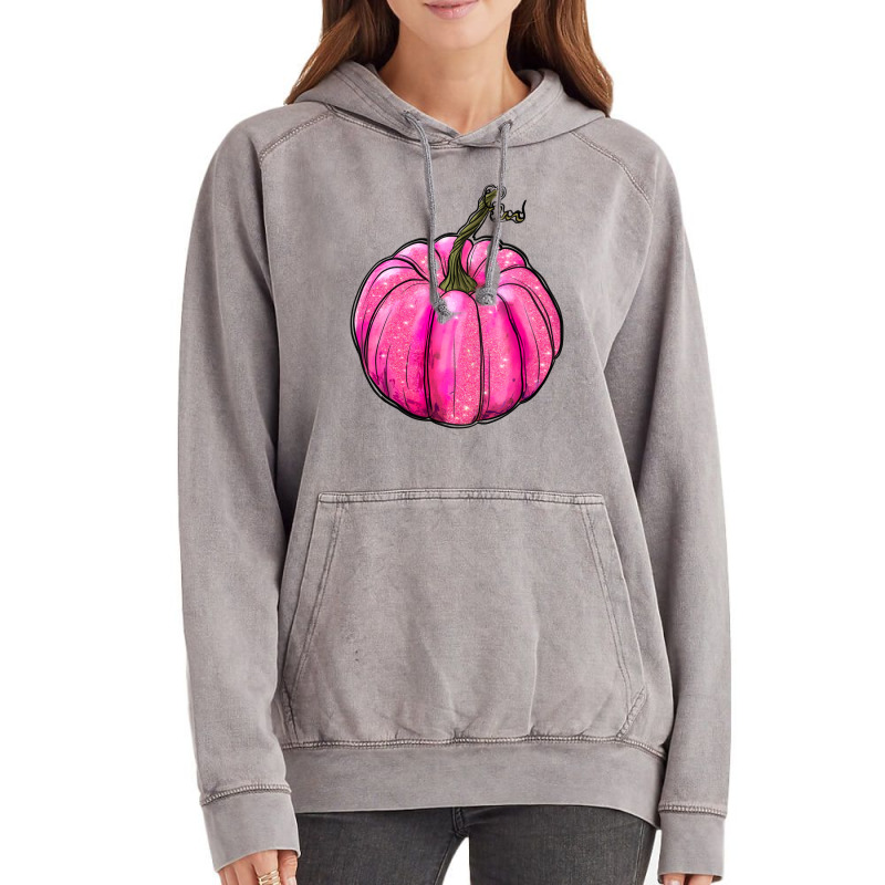 Breast Cancer Awereness Pumpkin Vintage Hoodie | Artistshot