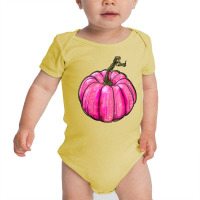 Breast Cancer Awereness Pumpkin Baby Bodysuit | Artistshot