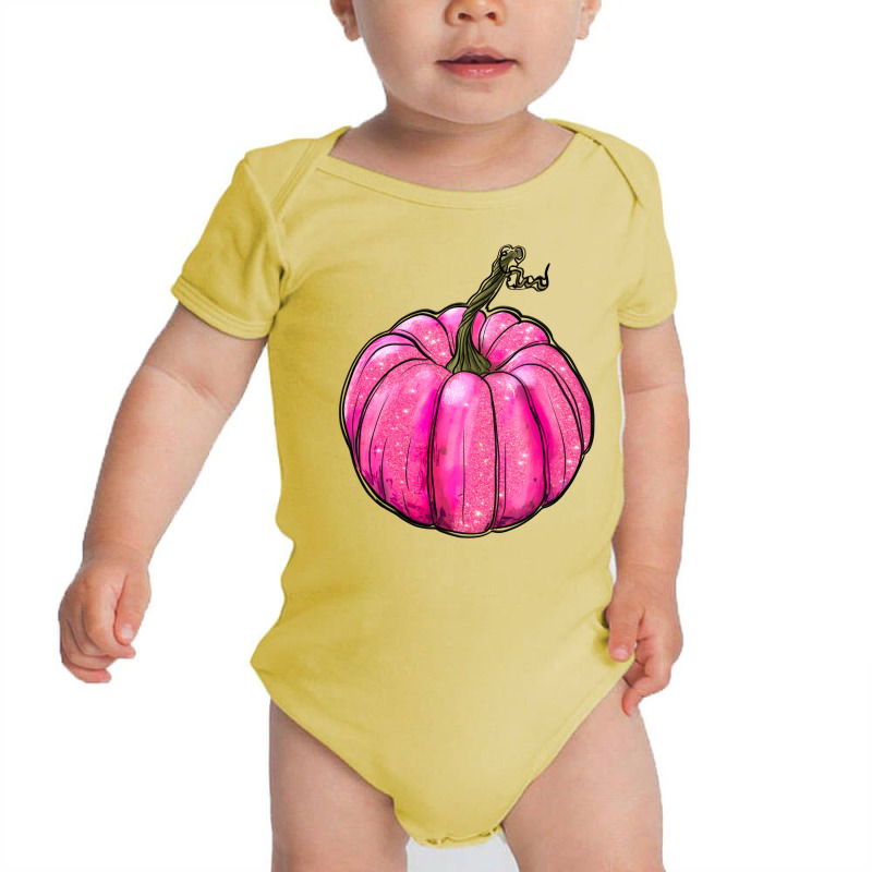 Breast Cancer Awereness Pumpkin Baby Bodysuit | Artistshot