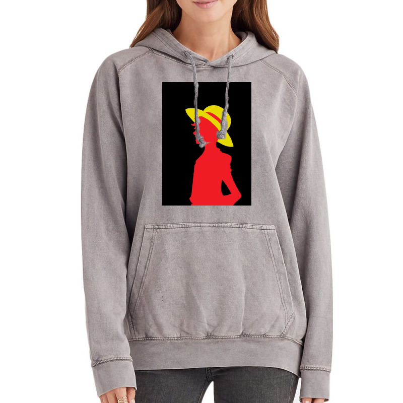 Monkeydluffy Silhoutte Vintage Hoodie by TobyShop | Artistshot