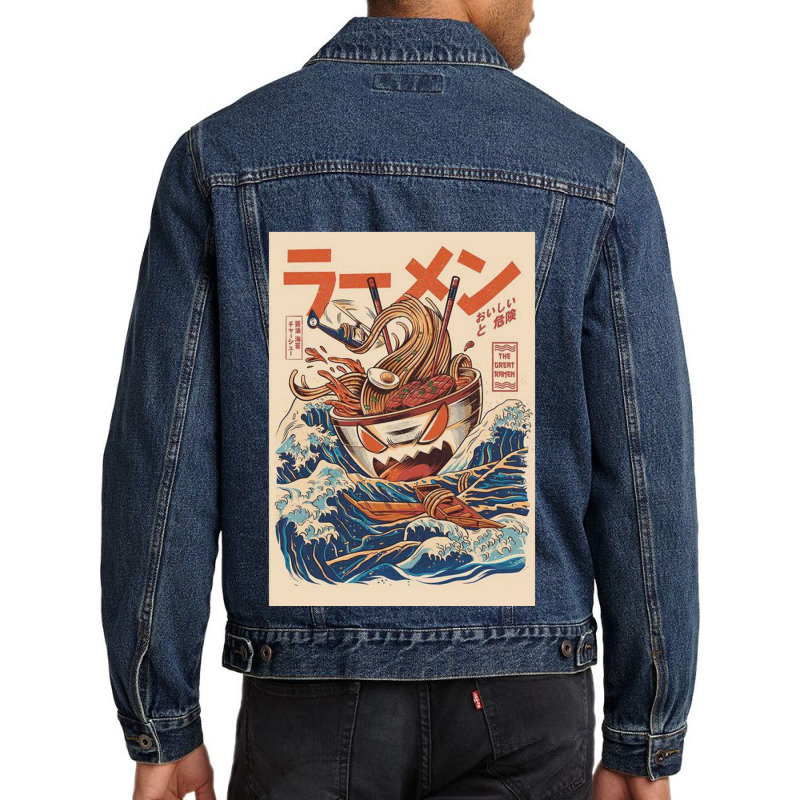 Sushi Ramen Mie Men Denim Jacket by gracia lunna | Artistshot