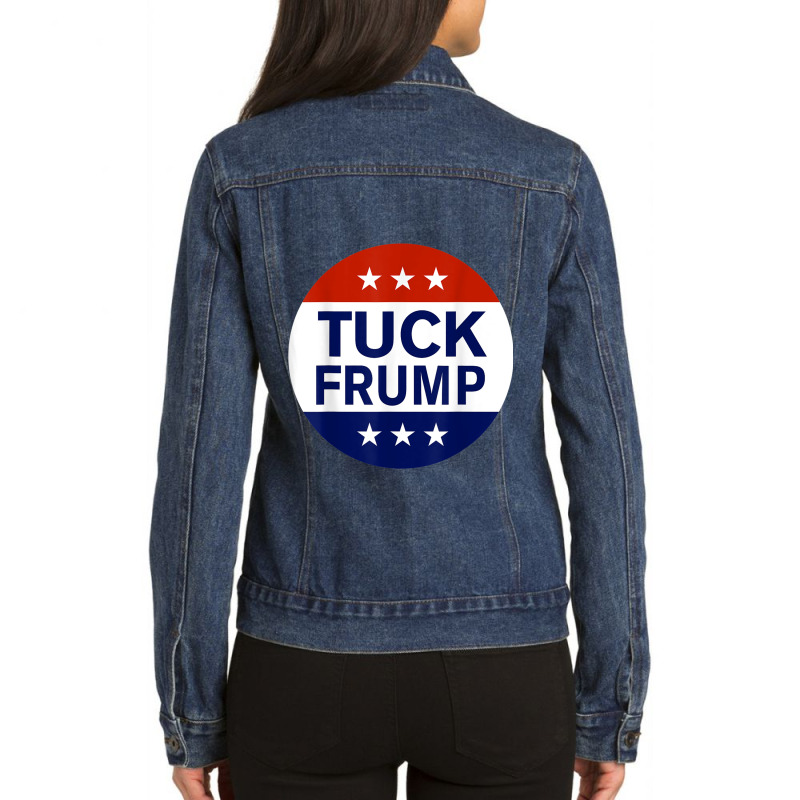 Tuck Frump 1 Ladies Denim Jacket by trokeryth | Artistshot