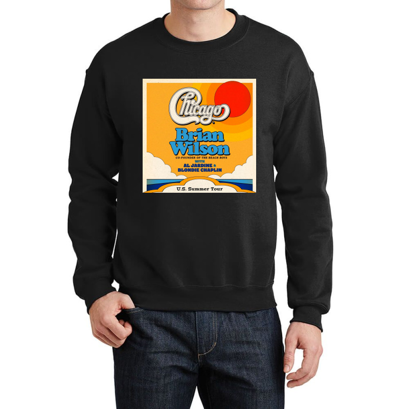 Chicago And Brian Wilson Summer Crewneck Sweatshirt | Artistshot