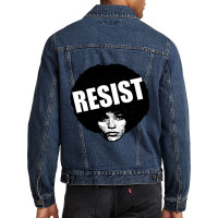 Angela Davis Speaking Men Denim Jacket | Artistshot