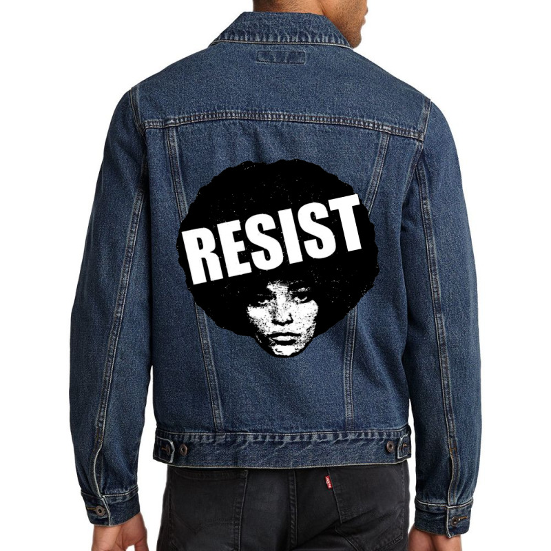 Angela Davis Speaking Men Denim Jacket | Artistshot