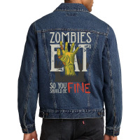 Halloween T Shirtscary Halloween T Shirt (1) Men Denim Jacket | Artistshot