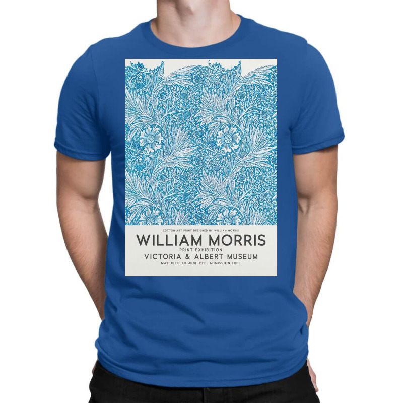 Mid William Morris Marigold 1875 Vintage Poster Reproduction T-Shirt by David J | Artistshot