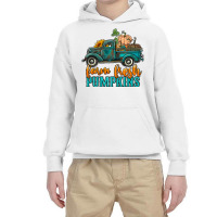 Farm Fresh Pumpkins Truck Youth Hoodie | Artistshot