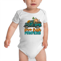 Farm Fresh Pumpkins Truck Baby Bodysuit | Artistshot