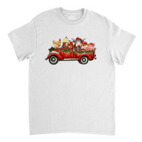 Christmas Truck With Farm Animals Classic T-shirt | Artistshot