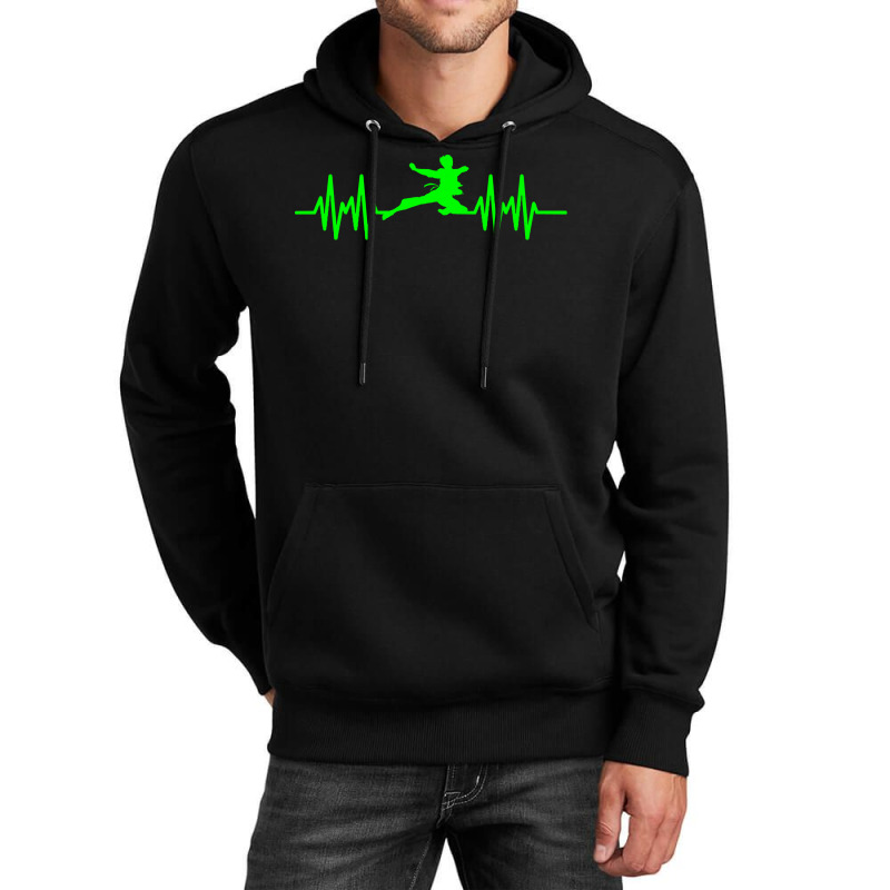 Karate T Shirtkarate Karateka Heartbeat Ekg Pulse Martial Athlete T Sh Unisex Hoodie | Artistshot