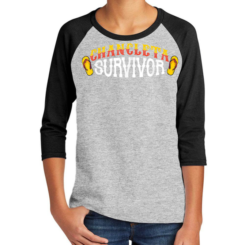 Chancleta Survivor Latin American Funny Hispanic Heritage T Shirt Youth 3/4 Sleeve by survisgn | Artistshot