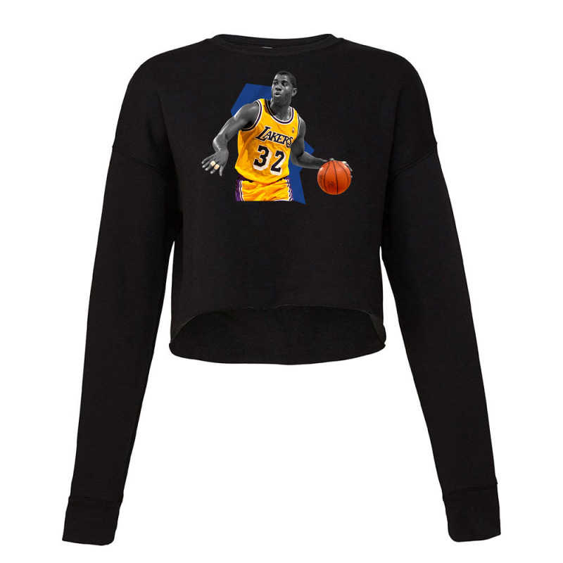 Magic Johnson Cropped Sweater by BrandonJames | Artistshot