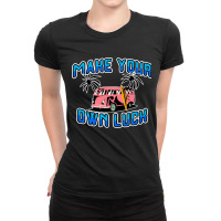 Make Your Surfing California Adventures Ladies Fitted T-shirt | Artistshot