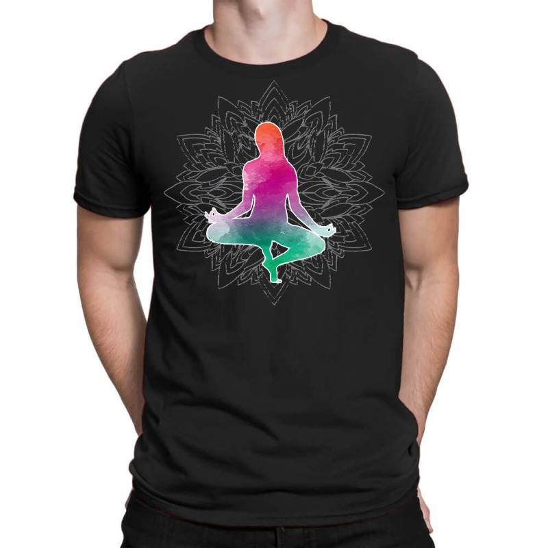 Meditation And Yoga T Shirtmeditation And Yoga T Shirt (2) T-shirt | Artistshot