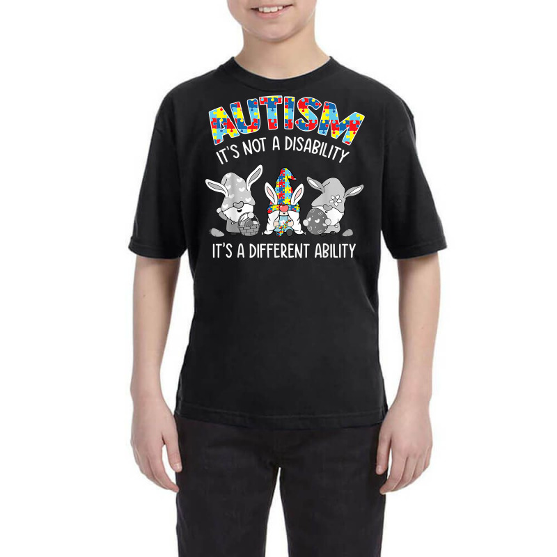 Gnomes Autism Its Not A Disability Its A Different Ability T Shirt Youth Tee by magbyf | Artistshot