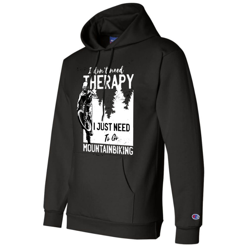 Mountainbike T Shirtmtb Mountain Bike Gift Men Therapy T Shirt Champion Hoodie | Artistshot