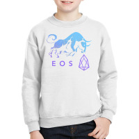 Eos Crypto Trade Bullrun Hodl To Be Blockchain Millionaire T Shirt Youth Sweatshirt | Artistshot