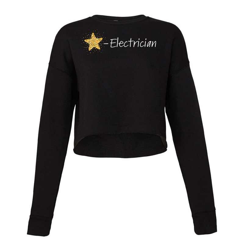 Electrician T  Shirt Electrician Electronics Engineer Master Electrici Cropped Sweater by giraffeleopard | Artistshot