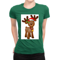 Rudolph The Red Nosed Reindeer Ladies Fitted T-shirt | Artistshot