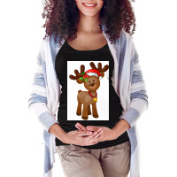 Rudolph The Red Nosed Reindeer Maternity Scoop Neck T-shirt | Artistshot