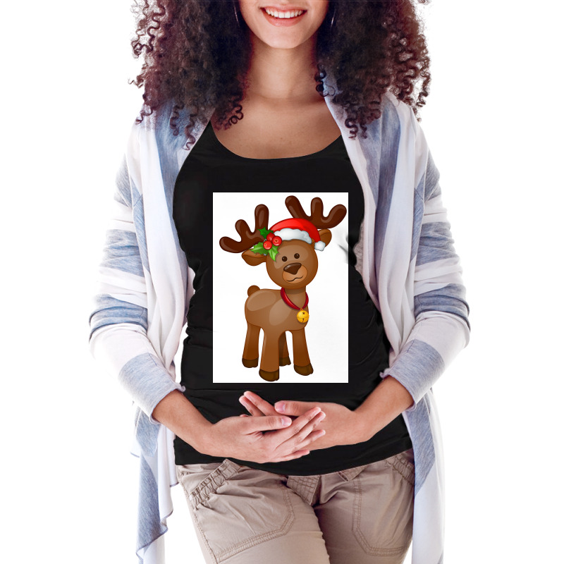 Rudolph The Red Nosed Reindeer Maternity Scoop Neck T-shirt by Artango | Artistshot