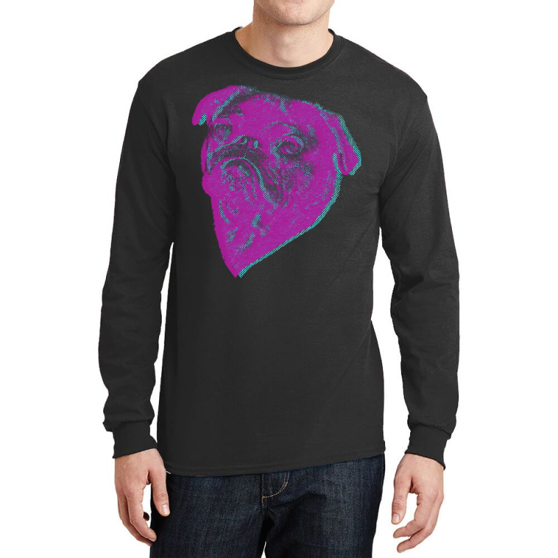 Pug Dog T Shirtfunny Pug Dog T Shirt (1) Long Sleeve Shirts | Artistshot