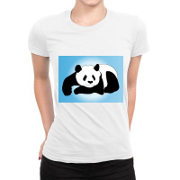 Mommy Panda Ladies Fitted T-shirt | Artistshot