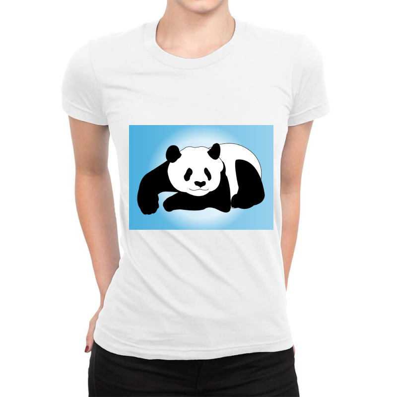 Mommy Panda Ladies Fitted T-Shirt by Artango | Artistshot