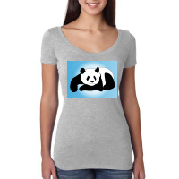 Mommy Panda Women's Triblend Scoop T-shirt | Artistshot