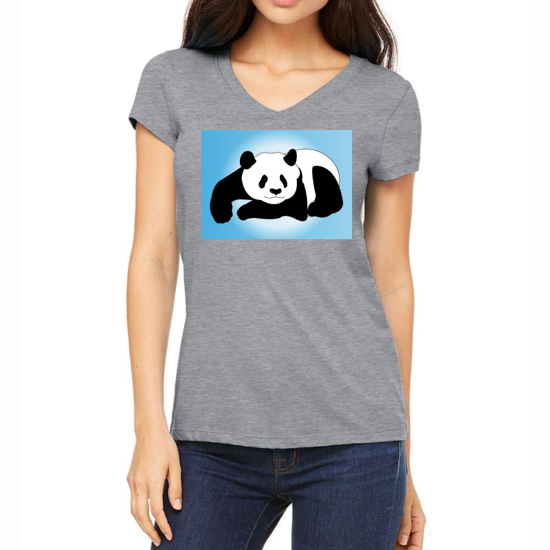 Mommy Panda Women's V-Neck T-Shirt by Artango | Artistshot