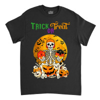 Trick Or Treat Skeleton Roll For Initiative Role Playing Classic T-shirt | Artistshot