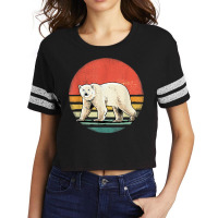 Retro Vintage Polar Bear Cool Polar Bear Lover Scorecard Crop Tee | Artistshot