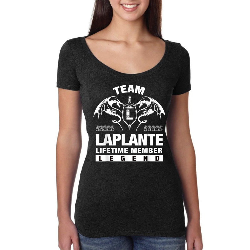 Team Laplante Lifetime Member Gifts T Shirt Women's Triblend Scoop T-shirt by magbyf | Artistshot