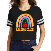 Reading Coach Rainbow Pencil Back To School Appreciation T Shirt Scorecard Crop Tee | Artistshot