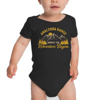 Where The Adventure Begins Anaconda Range Hiking Montana Tank Top Baby Bodysuit | Artistshot