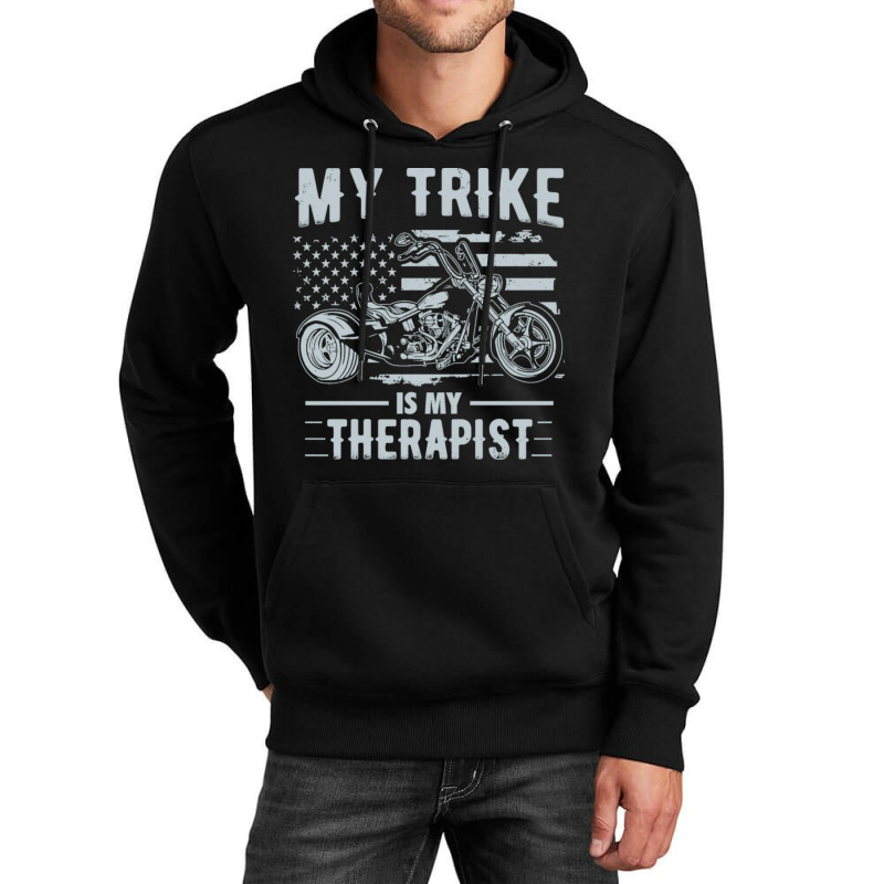 Triker Motorcycle Trikes Biker Unisex Hoodie by moonlight2270 | Artistshot