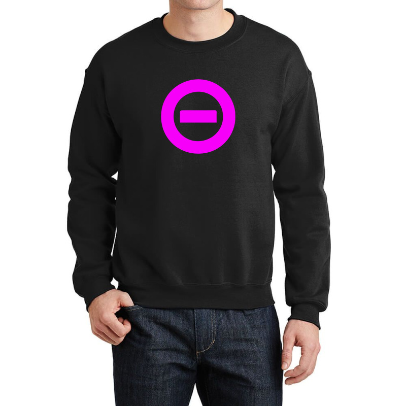 Type O N Funny Trend New Gifts Essensialegative Crewneck Sweatshirt by reka4 | Artistshot