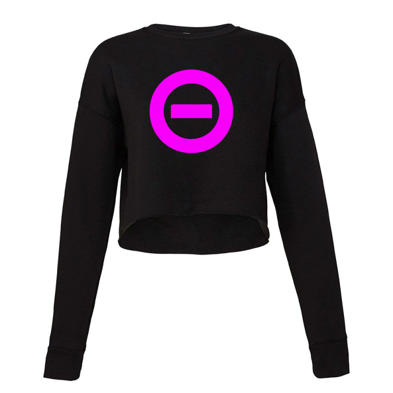 Type O N Funny Trend New Gifts Essensialegative Cropped Sweater by reka4 | Artistshot