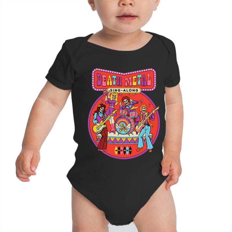 Death Metal Baby Bodysuit by Cool Design | Artistshot