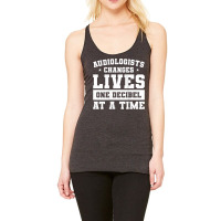 Womens Audiologist Changes Lives One Decibel At A Time Audiology Tank Racerback Tank | Artistshot