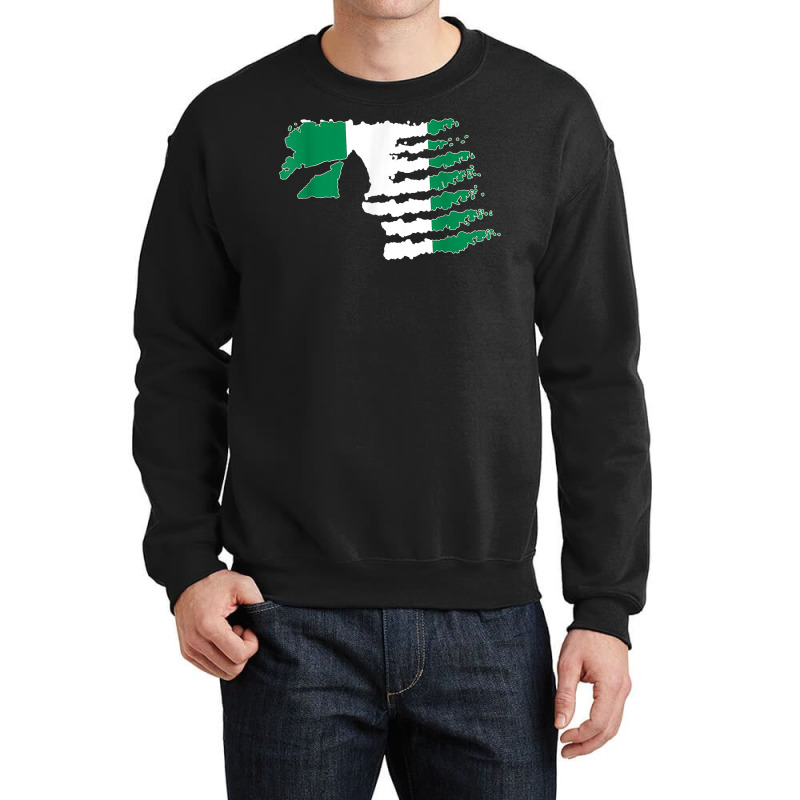 Nigeria Soldier Salute Veteran Patriot T Shirt Crewneck Sweatshirt by tognifx | Artistshot